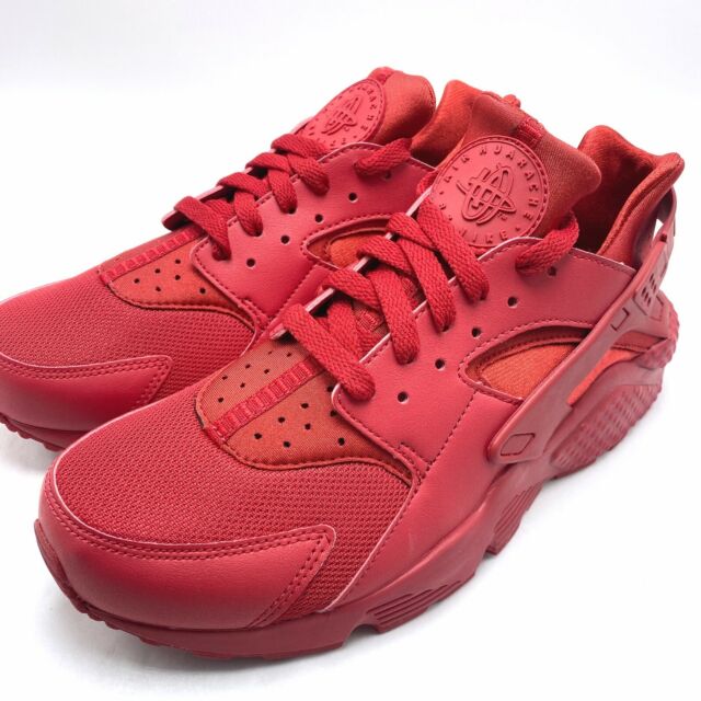 solid red huaraches