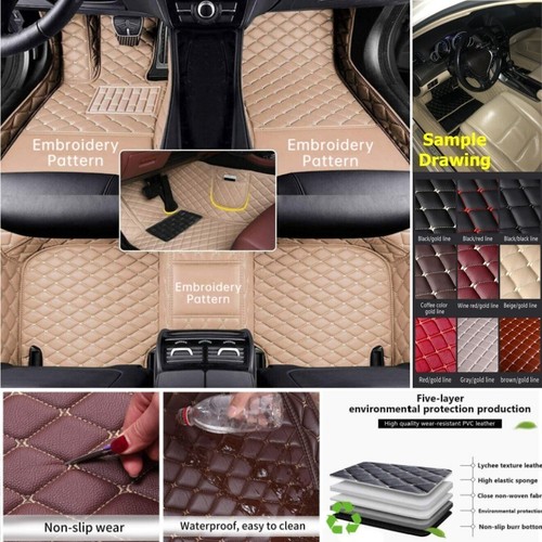 For Buick All Series Luxury Car Floor Mats Auto Cargo Liner Carpets All Weather - Imagen 2 de 26