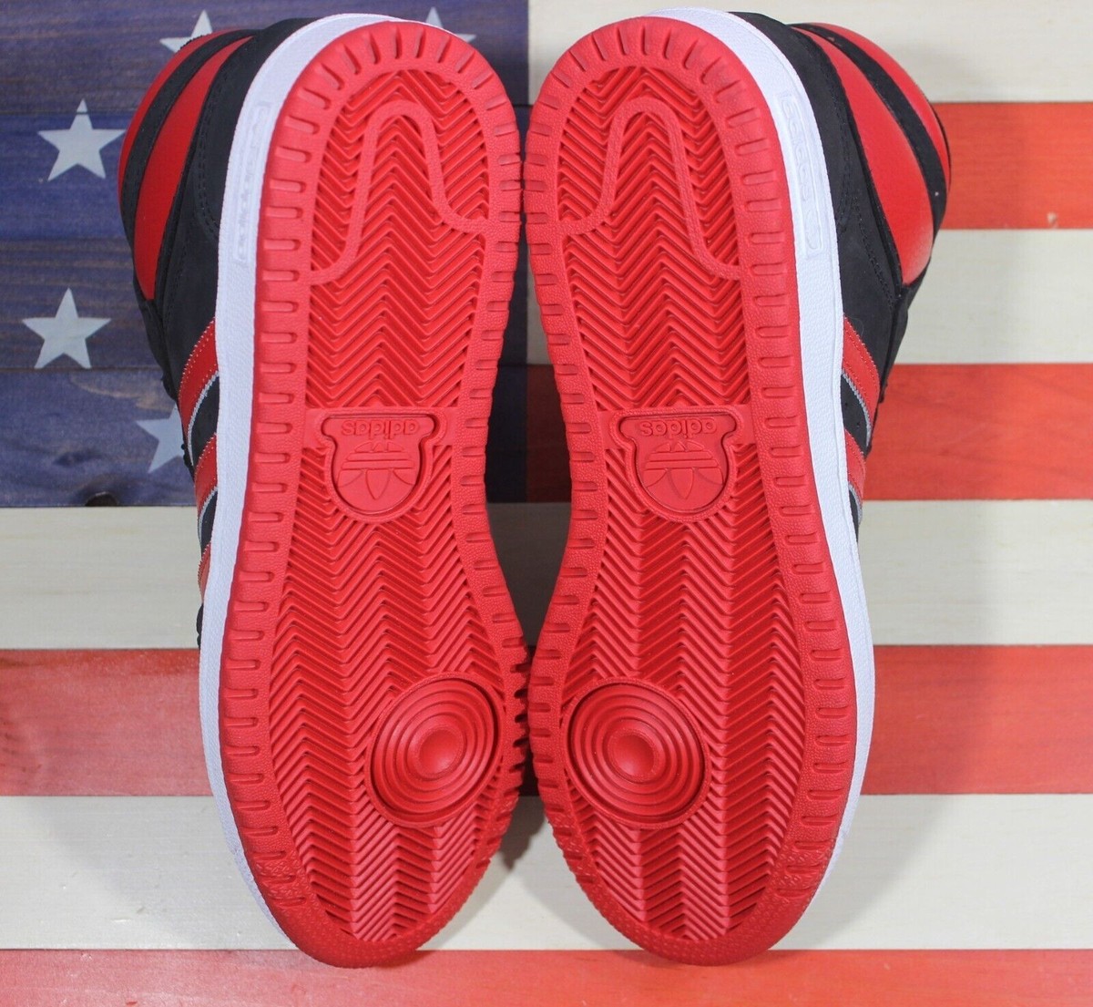 Size 10 - Adidas Top Ten RB Black Red for sale online | eBay