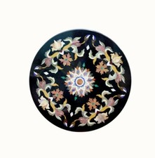 Piano Tavolo Centrale Nero In Marmo Fatti A Mano Pietradura