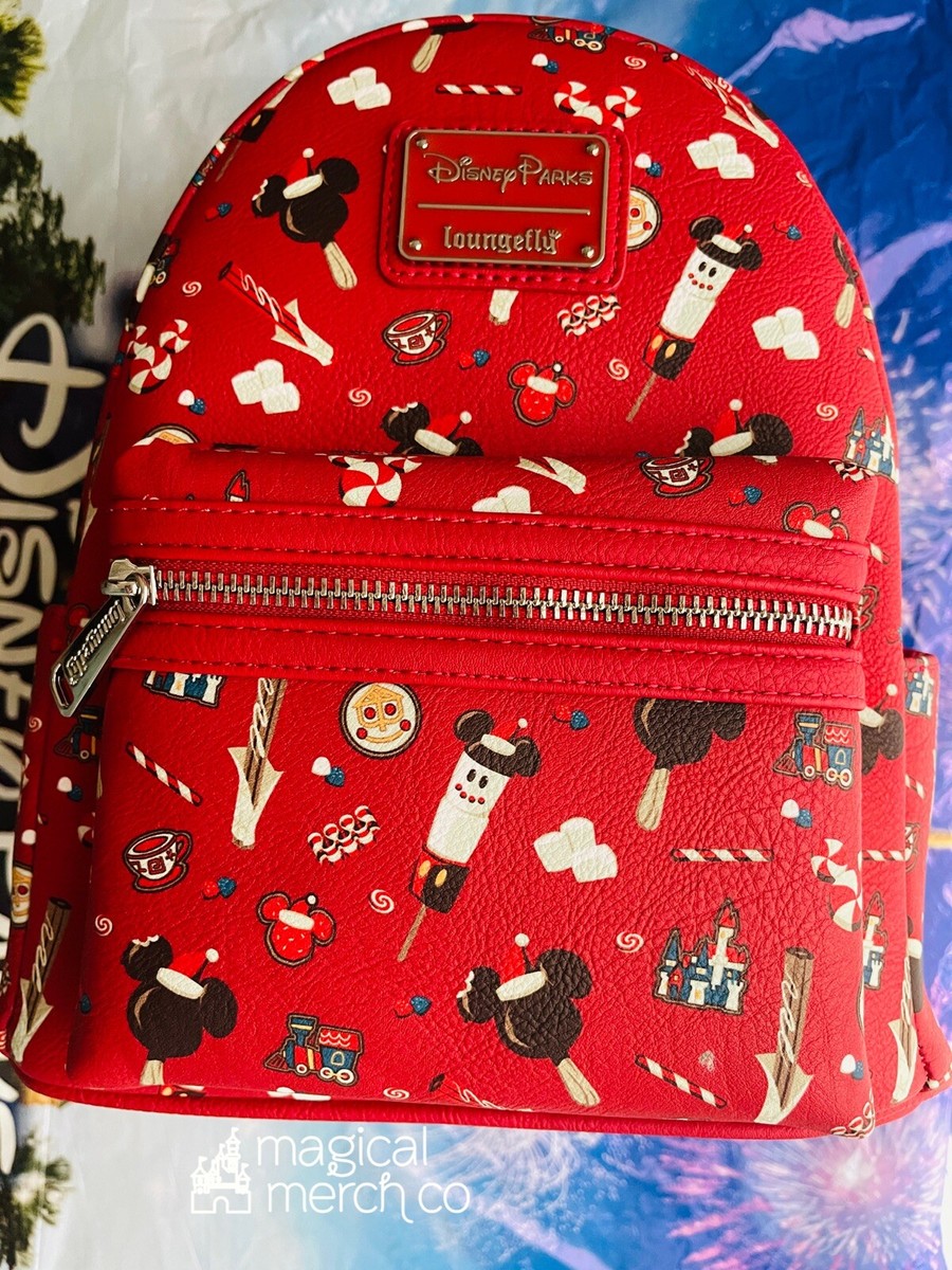 Loungefly Disney Christmas Treats Snacks Backpack Loungefly Disney Mickey Mouse Holiday Treats Mini Backpack  main image 3