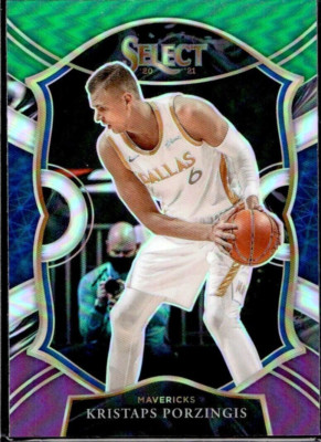 Kristaps Porzingis - 2020-21 Panini Select - Tri-color Prizm #43