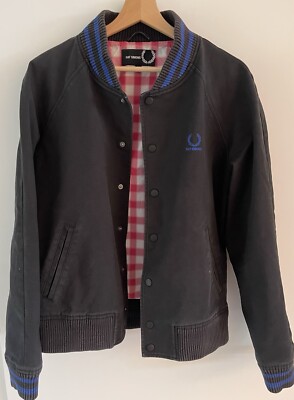 Original Raf Simons x Fred Perry Harrington Bomber Vintage Jacke 40 M