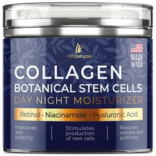 Collagen Face Cream with Airless Pump - Collagen Botanical Stem Cells Cream for 