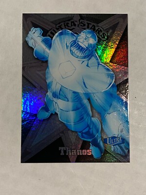 2013 Marvel Retro Metal Ultra Stars Holofoil #04 #4 THANOS Odds 1:40   
