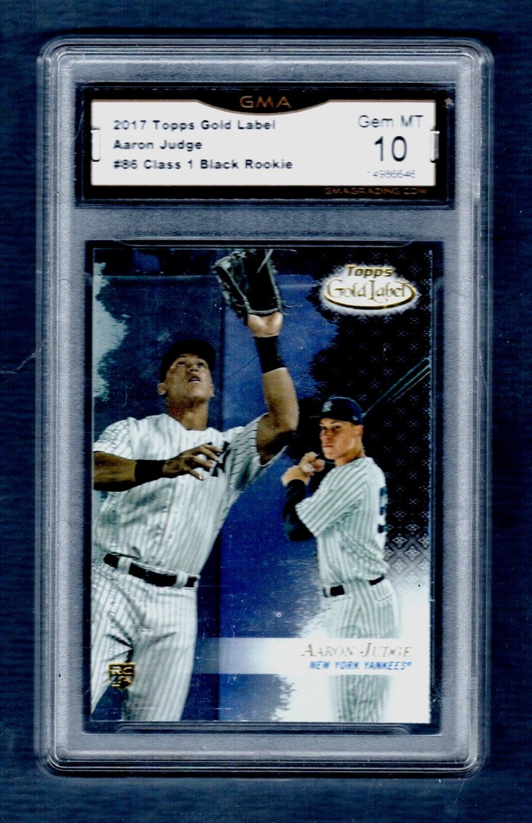 Aaron Judge 2017 Topps Gold Label Class 1 Black Yankees RC Card 
