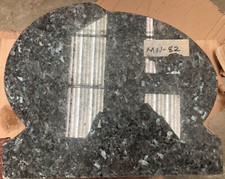 Pet Headstone Blue Pearl Memorial Grave Granite Marker Cemetery Stone MN-82
