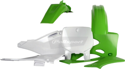 Polisport Plastic Kit Set Green Complete KAWASAKI KX250 KX125 1999 2002