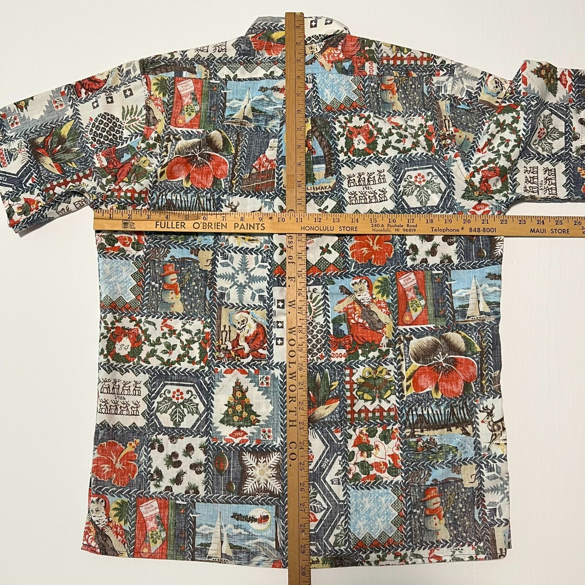 RARE Reyn Spooner Mele Kalikimaka 2013 SMALL Hawaiian