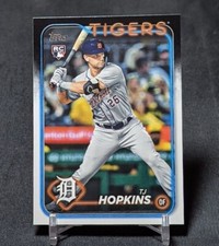 TJ Hopkins Rookie RC 2024 Topps Update Series Baseball Card #311 Detroit Tigers