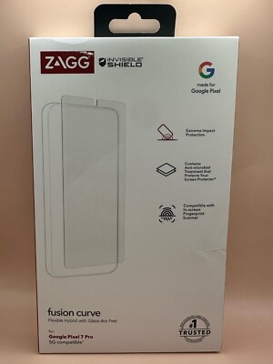 ZAGG Invisibleshield Fusion Curve Screen Protector for Google Pixel 7 Pro Clear