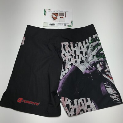 Fusion FG Board Shorts Mens Size XS Batman Joker Wet Dry Unlined