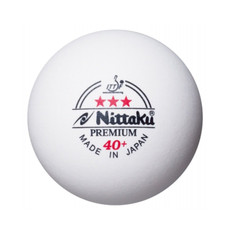 Table Tennis Balls plastic ball NITTAKU Premium 3 star 40 ITTF, 18 Balls