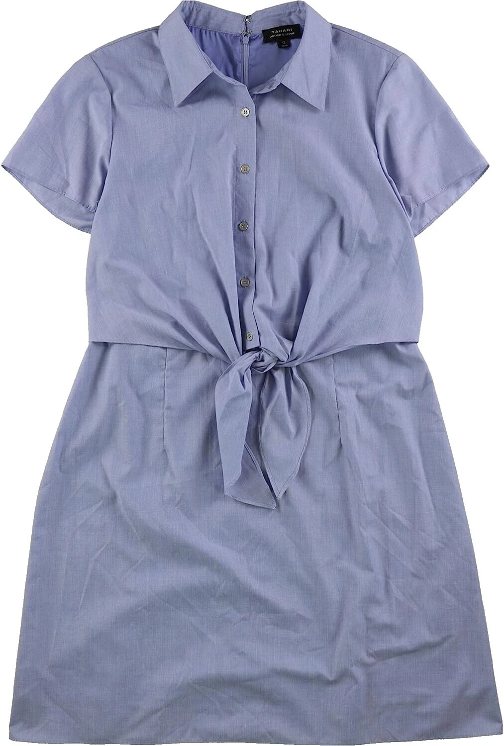 Tahari Women's Solid Knee Length Shirt Dresses