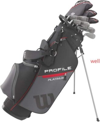 WILSON Men's Profile Platinum Complete Golf Club Package Set - new