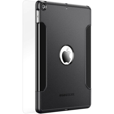 SaharaCase Classic Case+Glass Screen Protector for iPad 9.7'' (2017/18) Black