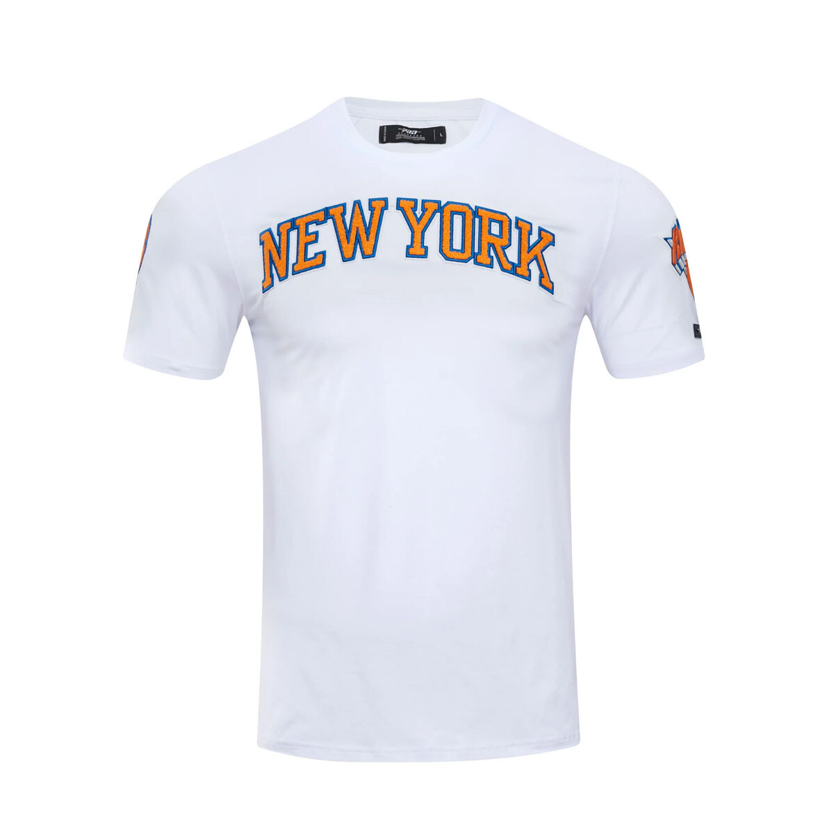 Мужская белая футболка с круглым вырезом Pro Team NBA New York Knicks Pro Team, размер S