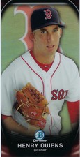2015 Bowman Chrome Prospect Profiles Minis #PP24 Henry Owens - NM-MT