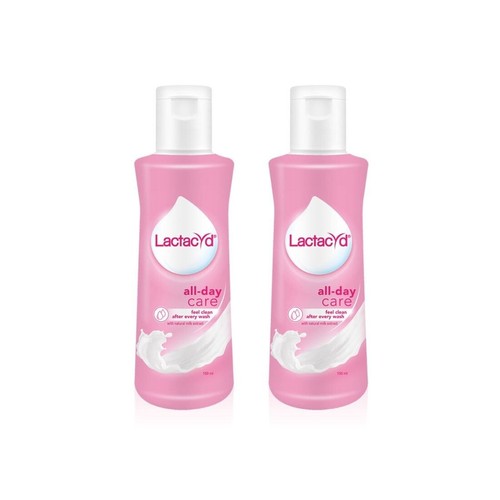 2x Lactacyd All Day Care Cleansing Feminine Wash Reduce Odor Smell Vagina 150 ml - Picture 1 of 4
