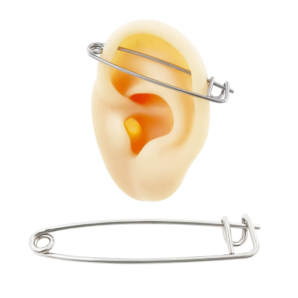 Pin de perforación industrial 16G 316L oreja de acero quirúrgico barra industrial joyería Foto 2 de 4