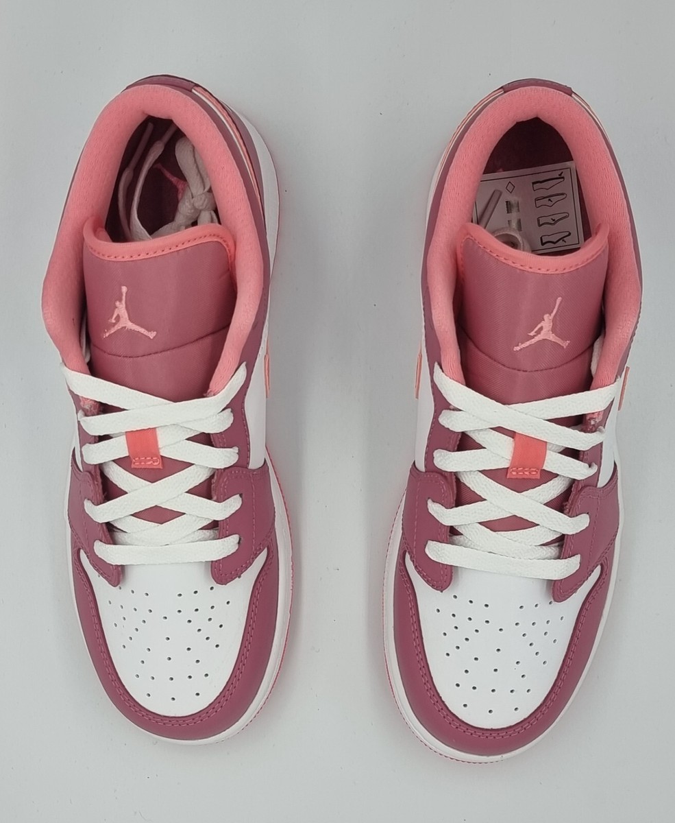 nike jordan 1 low desert berry (gs) | eBay