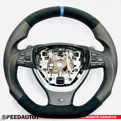 Tausch Tuning Abgeflacht Schwarz M-Power Lenkrad BMW F10 F11  F12 F13 W SMG OH