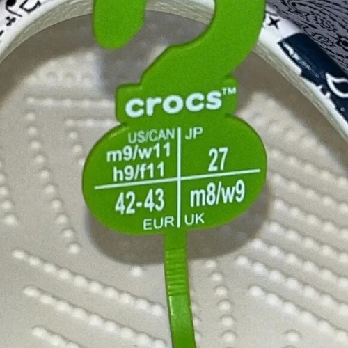 Zueco Crocs Clásico Bandana Estampado Americana Rojo Blanco Azul Mujer 11 Hombre 9 EE. UU. - Imagen 11 de 11