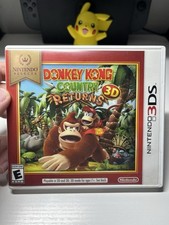 Donkey Kong Country Returns 3D: Nintendo Selects (3DS, 2016) Complete CIB Tested