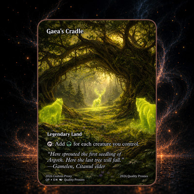 Gaea's Cradle - Custom MTG card