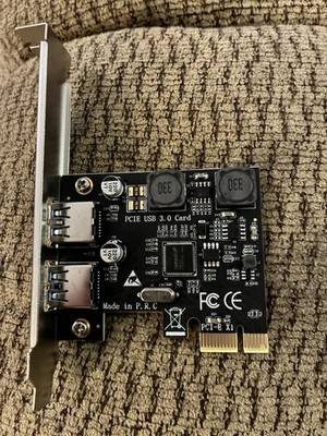 FebSmart PCI Express x1 USB 3.0 2-Port Controller Card Expansion Adapter