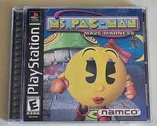 Ms. Pac-Man: Maze Madness (Sony PlayStation 1, 2000) PS1 ~ See Caption