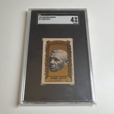 Bazooka 1963 Bazooka Greats #17 Babe Ruth All-Time Greats N.Y. Yankees SGC 4
