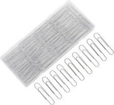 280 Pcs Large Paper Clips, 2 Inch Jumbo Paperclip, Stainless Steel Paper Clips L