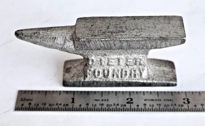 Dieter Foundry ( Cherryville - Berlinsville, Pa.) Miniature Adv. Anvil  MT Tools