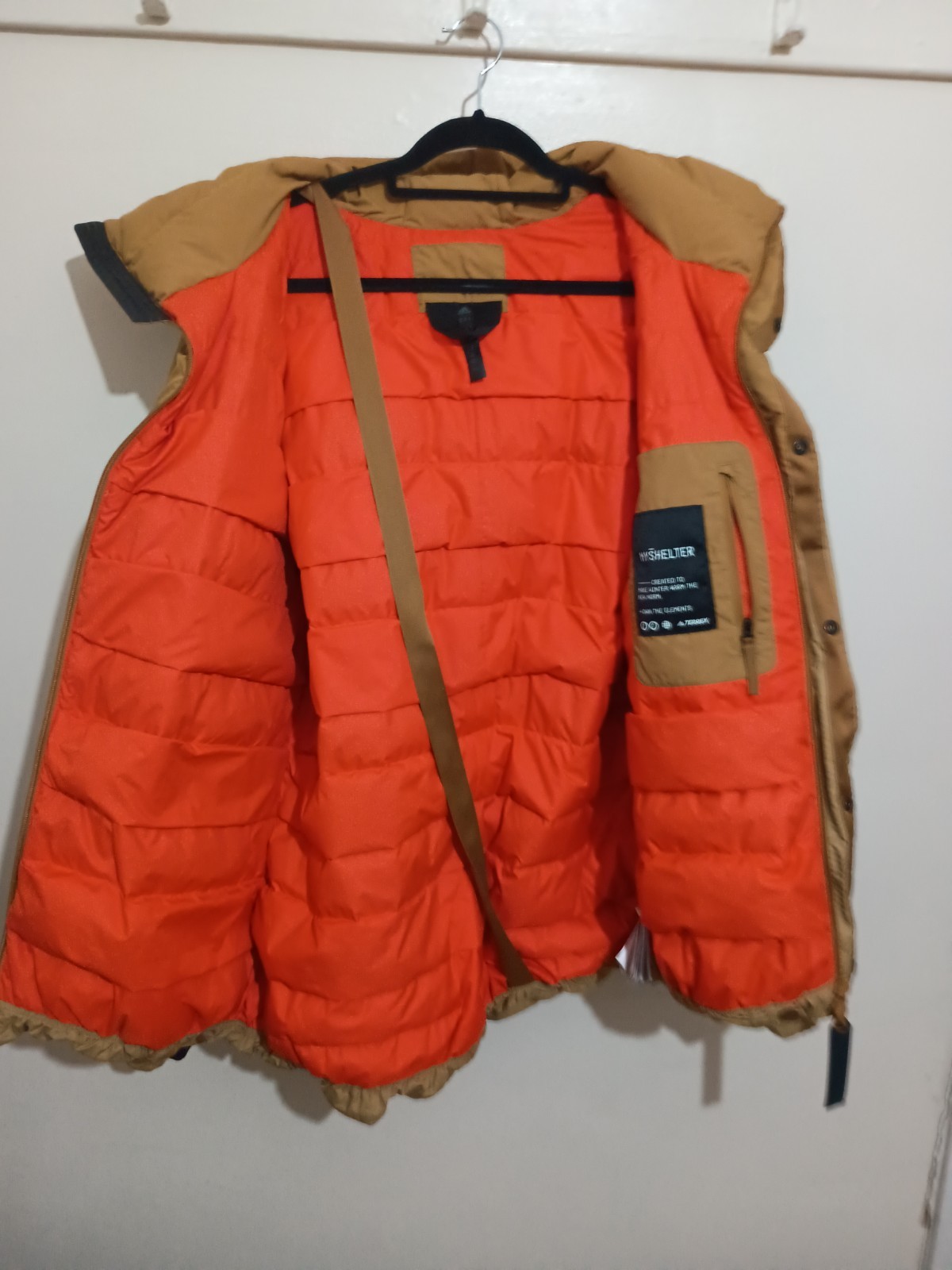 Adidas Terrex Myshelter hooded puffer down jacket Size M RRP £144 image 8