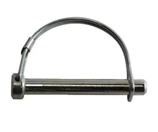 Snap Safety Pin Round Two Wire 3/8 x 2-1/2 Steel ZC (14 Pieces)