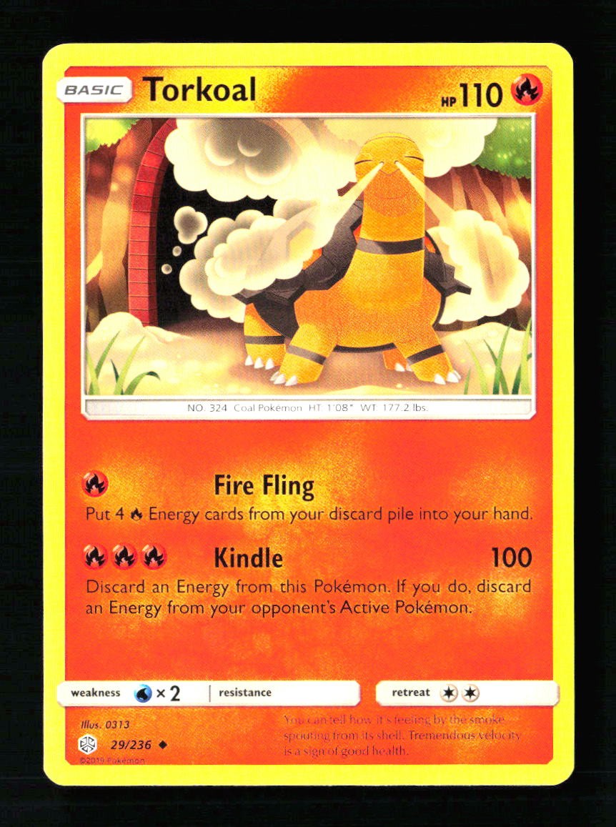 Torkoal Uncommon SM - Cosmic Eclipse 29/236 NM