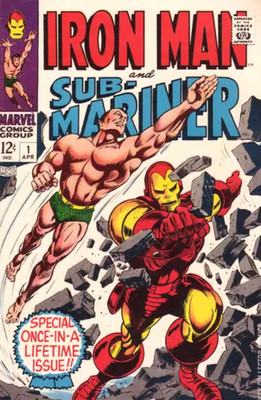 Iron Man & Sub-Mariner #1 (1968) Once-In-A Life-Time Issue Silver-Age Marvel 