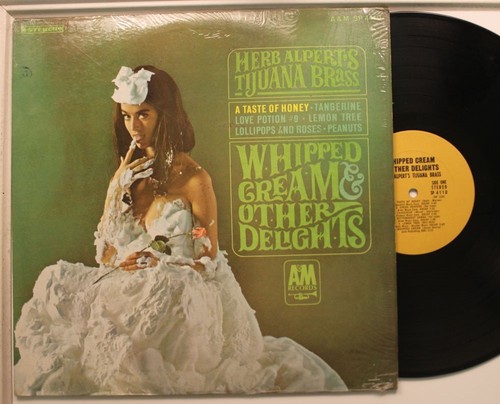 Herb Alpert Cheesecake Lp Whipped Cream & Other Delights On A&M - Vg++ / Shrink
