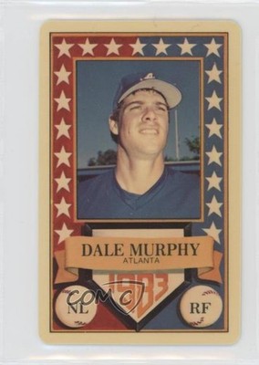 1983 Perma-Graphics/Topps Credit Cards All-Stars Dale Murphy #150-ASN8312 0f6k