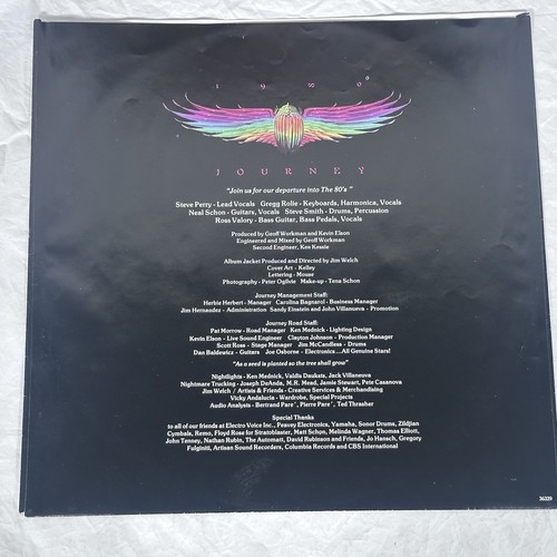 Journey Departure Vintage Vinyl LP 1980 Columbia Schallplatte FC-36339 Pitman Pressung - Bild 7 von 12