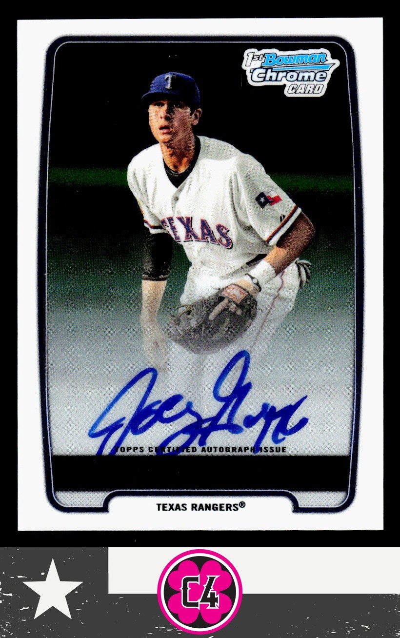 Joey Gallo 2012 Bowman Draft Picks & Prospects Chrome 1st Auto Texas Rangers