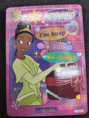 Tiana Card.Fun Disney Princess Adventure Collectible Card SSR