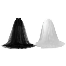 Frauen Lange Maxi  T&uuml;ll Rock  Kleid Schn&uuml;ren Hohe Taille  f&uuml;r Cosplay Party