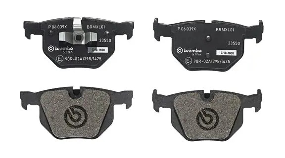 Für BREMBO KLOCKI SZCZEKI CYLINDERKI P 06 039X BRAKE PADS REAR XTRA - Bild 2
