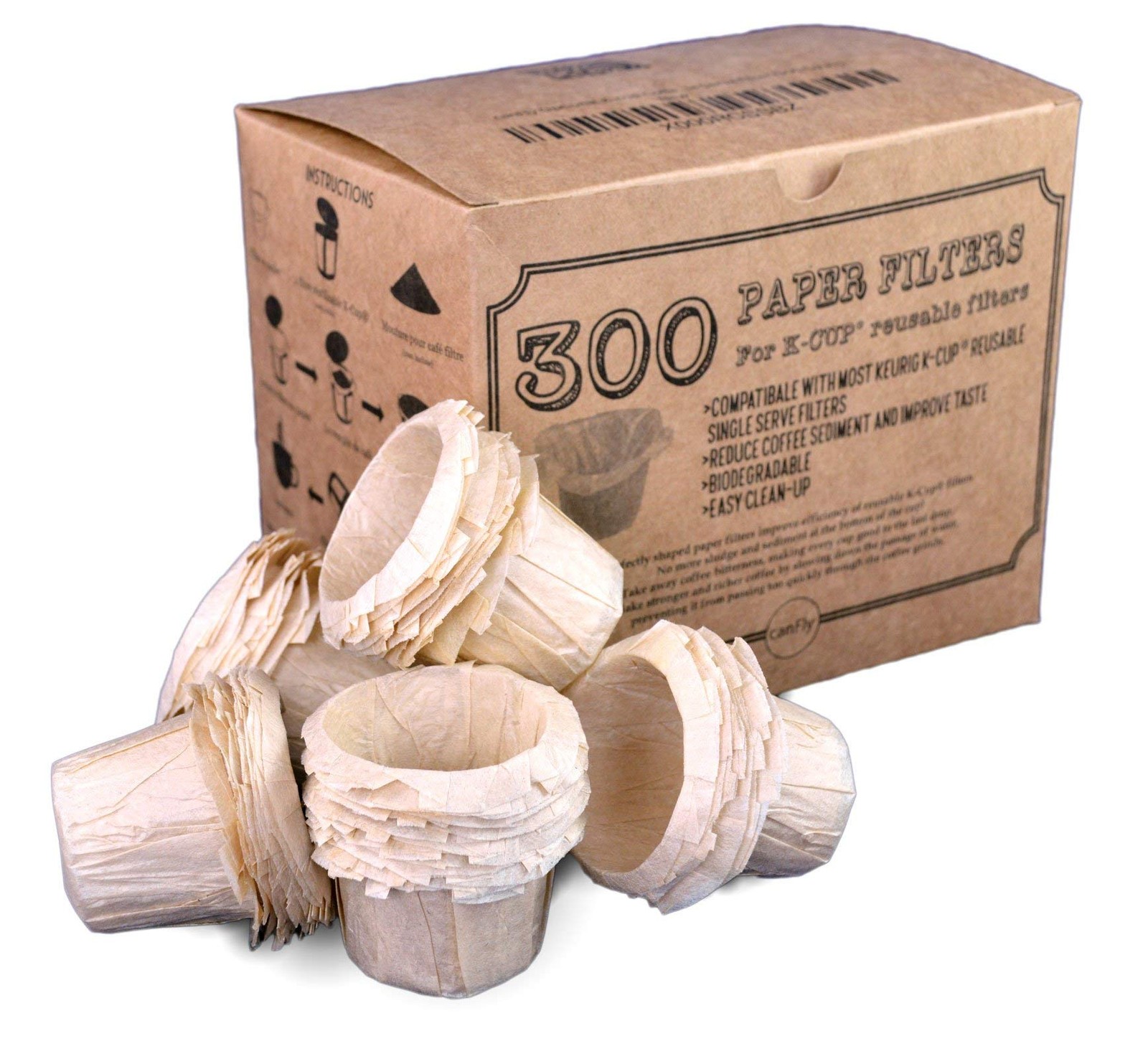 Unbleached Disposable K-CUP Paper filters for Keurig single cup coffer filter...