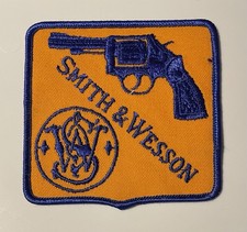 Smith Wesson Orange And Blue Patch Approximately 3.5 Wide