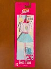 1998 VTG NIB Barbie Skipper Teen Time blue skirt shirt with butterfly and shoes — photo 1