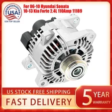 Alternator 110Amp For 2006-2010 Hyundai Sonata 2010-2013 Kia Forte 2.4L 11189 ..