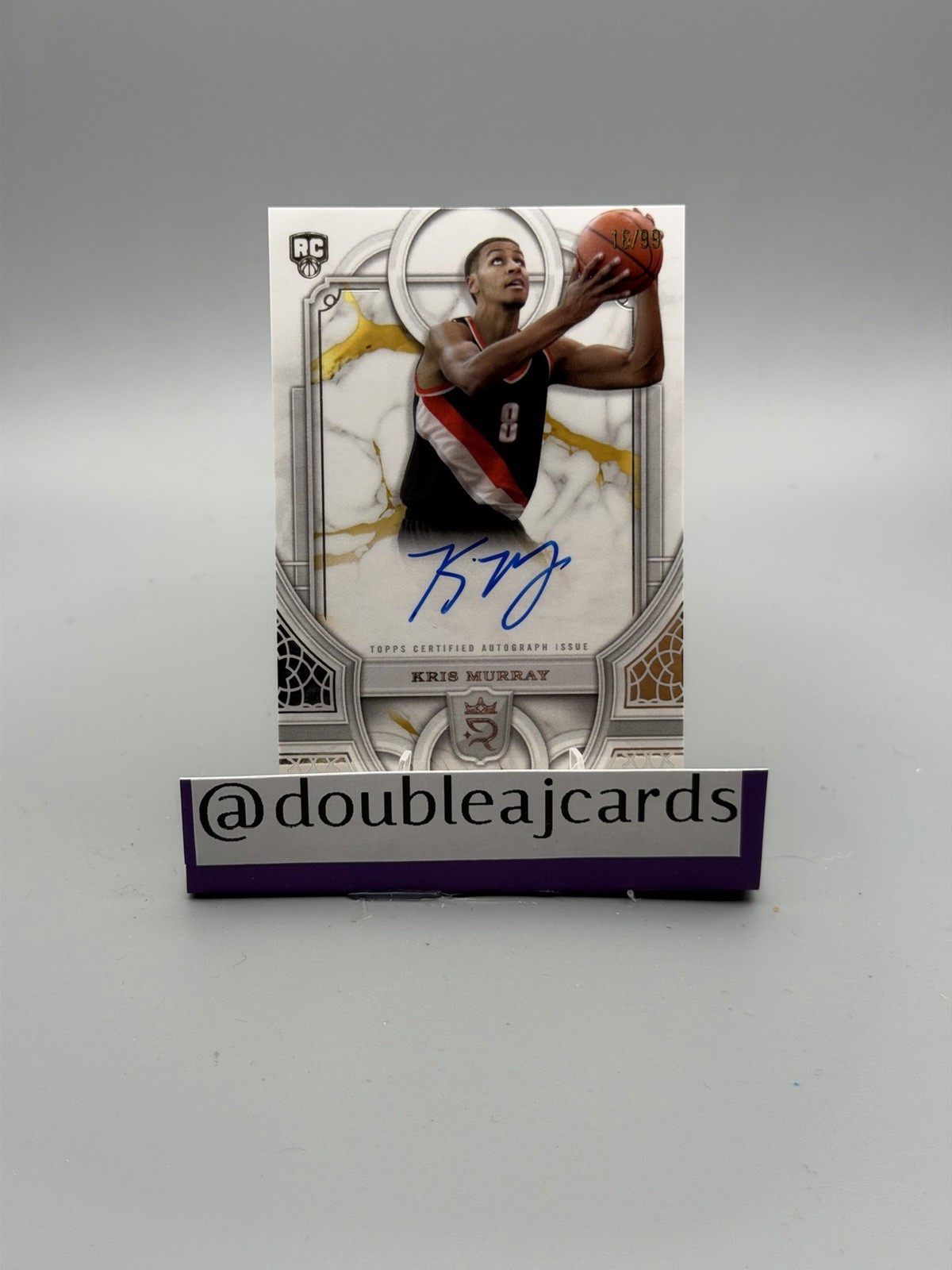 2023-24 Topps Royalty - Rookie Autographs Kris Murray #RA-KM /99 (AU, RC)